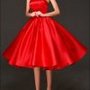 Rotes Cocktailkleid CD660