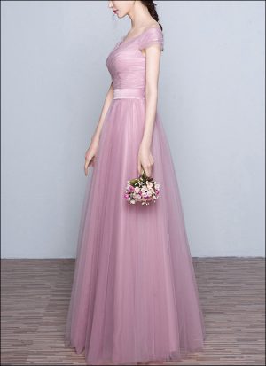 Rosa Abendkleid AB500