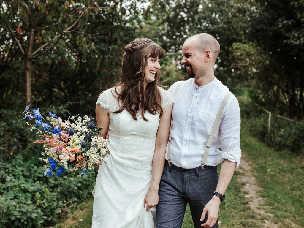 Traumkleid in der Natur
