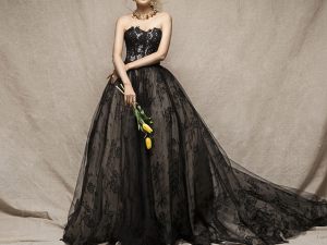 Hochzeitskleid in Schwarz 