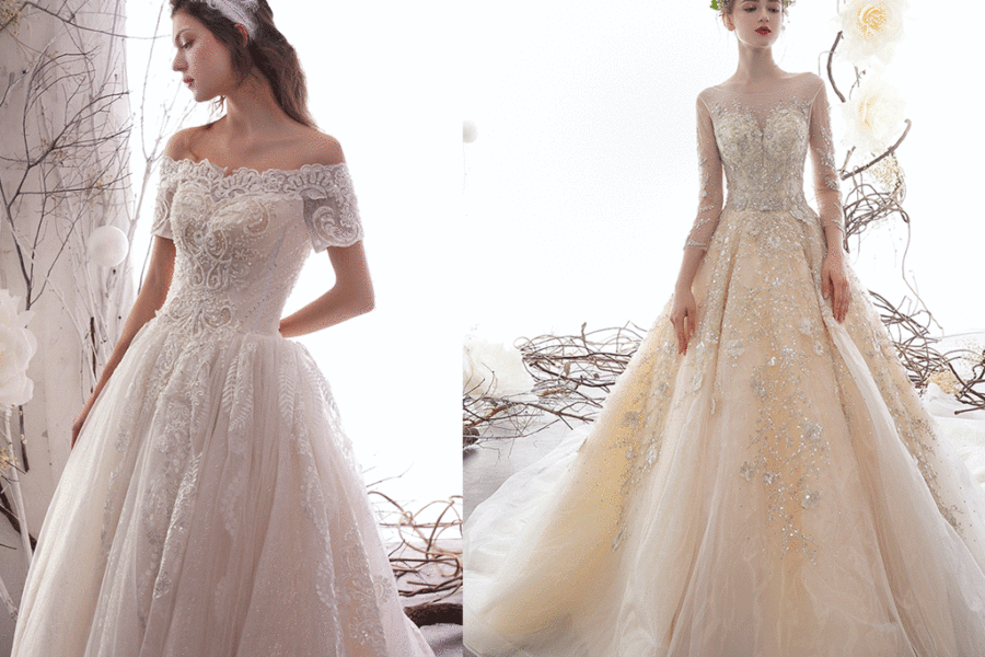 Prinzessinnen Brautkleider – für das WOW Effekt!
