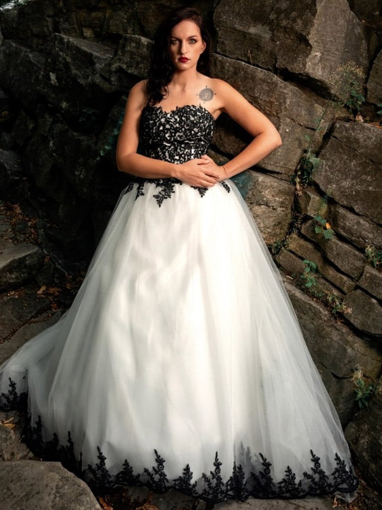 Gothic Brautschleier Aus Spitze - Schwarz, 1,3x1,4 M Für Halloween, Hochzeit, Kostümparty