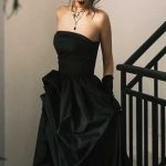 Elegantes schwarzes Brautkleid mit Korsage – edel & modern von LAFANTA Berlin
